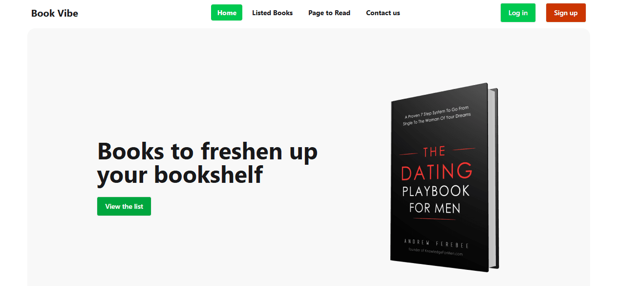 BookVibe — Book Exploration & Tracking App screenshot